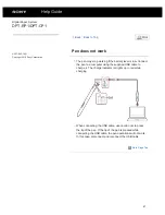 Предварительный просмотр 104 страницы Sony DPT-CP1 Help Manual