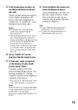 Preview for 13 page of Sony DR BT101 Operating Instructions Manual