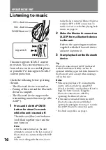 Предварительный просмотр 16 страницы Sony DR BT101 Operating Instructions Manual