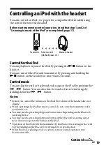 Предварительный просмотр 19 страницы Sony DR-BT101IK Operating Instructions Manual