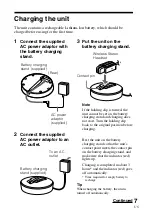 Preview for 7 page of Sony DR-BT10CX Operating Instructions Manual