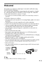 Preview for 7 page of Sony DR BT160IK Operating Instructions Manual