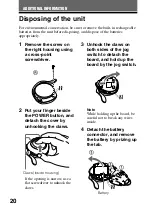 Предварительный просмотр 20 страницы Sony DR-BT20NX Operating Instructions Manual