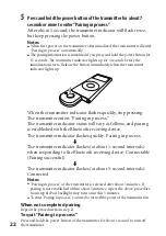 Предварительный просмотр 22 страницы Sony DR-BT22iK Operating Instructions Manual