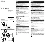 Preview for 1 page of Sony DR-GA200 Operating Instructions