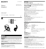 Preview for 1 page of Sony DR-V150iP Operating Instructions