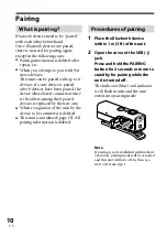 Preview for 10 page of Sony DRC-BT30 Operating Instructions Manual