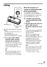 Preview for 17 page of Sony DRC-BT30 Operating Instructions Manual