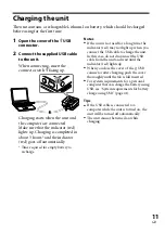 Предварительный просмотр 11 страницы Sony DRC-BT60 Operating Instructions Manual