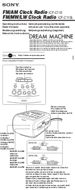 Preview for 1 page of Sony Dream Machine ICF-C115 User Manual