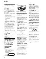 Preview for 4 page of Sony Dream Machine ICF-C218 Service Manual