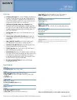 Preview for 2 page of Sony Dream Machine ICF-C218 Specifications