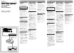 Sony Dream Machine ICF-C25MK2 Operating Instructions предпросмотр