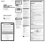 Preview for 1 page of Sony DREAM MACHINE ICF-C275RC Operating Instructions