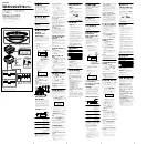 Sony Dream Machine ICF-C60LRC Operating Instructions preview