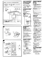 Preview for 4 page of Sony Dream Machine ICF-CD555TV Operating Instructions Manual