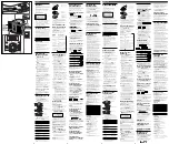 Preview for 2 page of Sony Dream Machine ICF-CD823L Operating Instructions