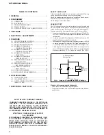 Preview for 2 page of Sony DREAM MACHINE ICF-CD830 Service Manual