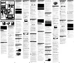 Preview for 2 page of Sony Dream Machine ISF-C180 Operating Instructions