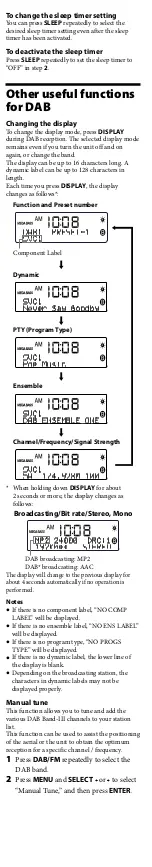 Preview for 14 page of Sony Dream Machine XDR-DS12iP User Manual