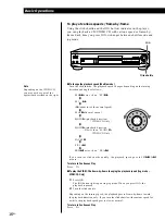 Preview for 16 page of Sony Drive Operating Instructions Manual