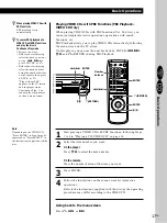 Preview for 17 page of Sony Drive Operating Instructions Manual