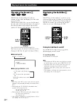 Preview for 26 page of Sony Drive Operating Instructions Manual