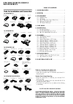 Предварительный просмотр 2 страницы Sony DRN-XM01C2 Service Manual