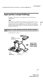 Предварительный просмотр 15 страницы Sony DRU-810A Operating Instructions Manual