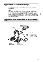 Preview for 15 page of Sony DRU-820A Operating Instructions Manual