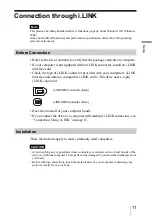 Предварительный просмотр 11 страницы Sony DRX-710UL Operating Instructions Manual