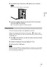 Preview for 13 page of Sony DRX-720UL Operating Instructions Manual