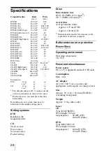 Preview for 28 page of Sony DRX-720UL Operating Instructions Manual