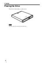 Preview for 8 page of Sony DRX-S70U-W Operating Instructions Manual