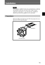 Preview for 15 page of Sony DSBK-170 Installation Instructions Manual