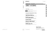 Preview for 136 page of Sony DSC-1024G Operating Instructions Manual