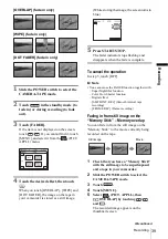 Preview for 39 page of Sony DSC-D770 - Cyber-shot Digital Still Camera Operation Manual