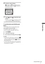 Preview for 57 page of Sony DSC-D770 - Cyber-shot Digital Still Camera Operation Manual