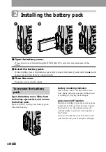 Предварительный просмотр 10 страницы Sony DSC-F55 Operating Instructions Manual