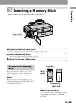 Предварительный просмотр 11 страницы Sony DSC-F55 Operating Instructions Manual