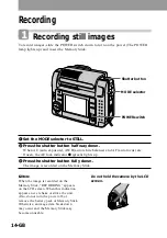 Предварительный просмотр 14 страницы Sony DSC-F55 Operating Instructions Manual