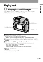 Предварительный просмотр 17 страницы Sony DSC-F55 Operating Instructions Manual