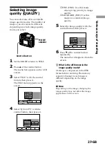 Предварительный просмотр 27 страницы Sony DSC-F55 Operating Instructions Manual