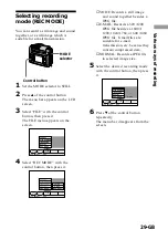 Предварительный просмотр 29 страницы Sony DSC-F55 Operating Instructions Manual