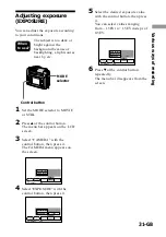 Предварительный просмотр 31 страницы Sony DSC-F55 Operating Instructions Manual