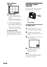 Предварительный просмотр 38 страницы Sony DSC-F55 Operating Instructions Manual