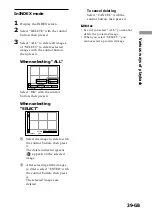 Предварительный просмотр 39 страницы Sony DSC-F55 Operating Instructions Manual