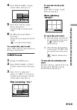 Предварительный просмотр 47 страницы Sony DSC-F55 Operating Instructions Manual