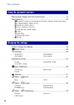 Предварительный просмотр 4 страницы Sony DSC-G1 - Cyber-shot Digital Camera Handbook