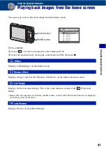 Предварительный просмотр 41 страницы Sony DSC-G1 - Cyber-shot Digital Camera Handbook